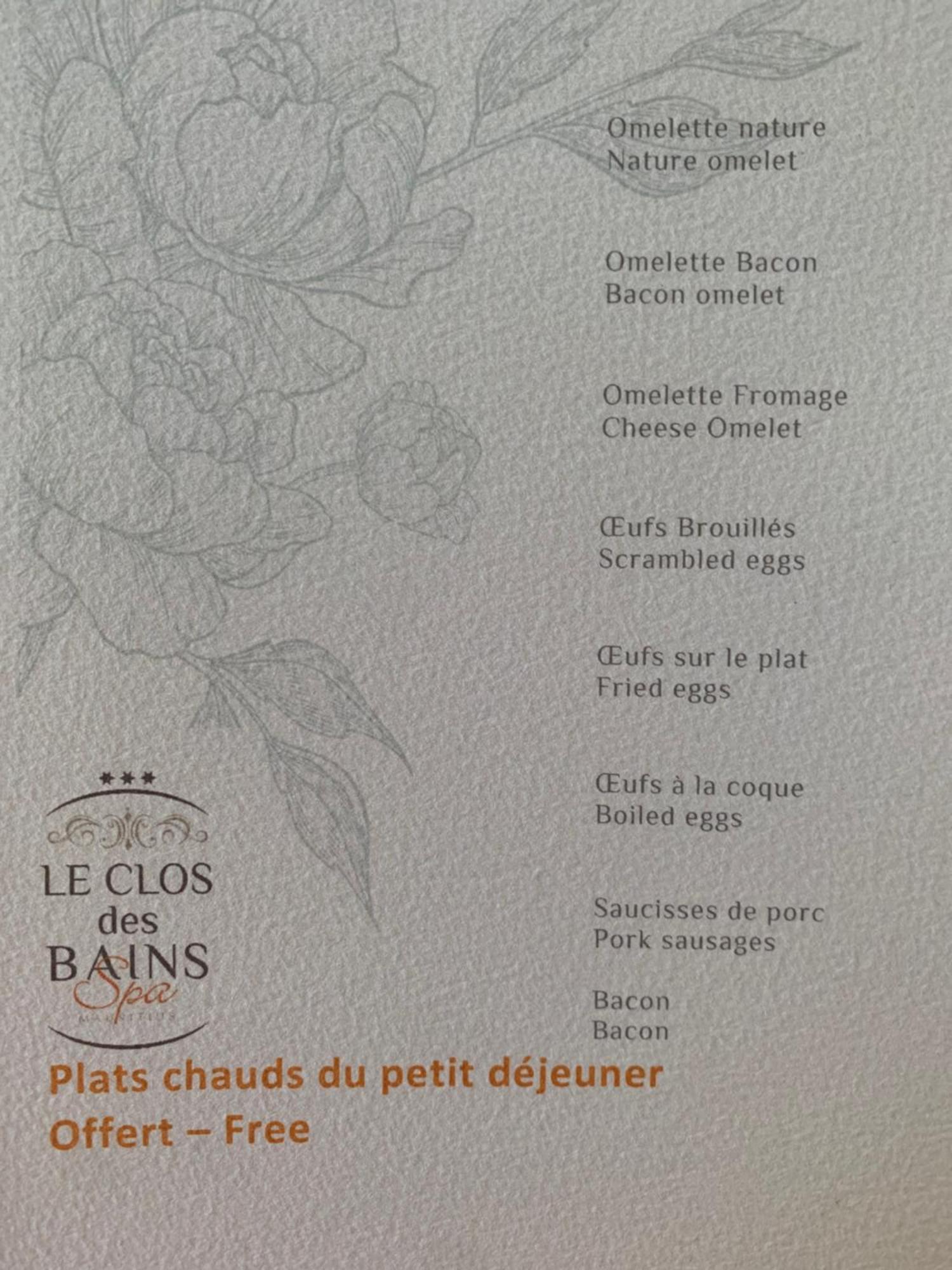 Le Clos Des Bains Mauritius Blue Bay Zewnętrze zdjęcie